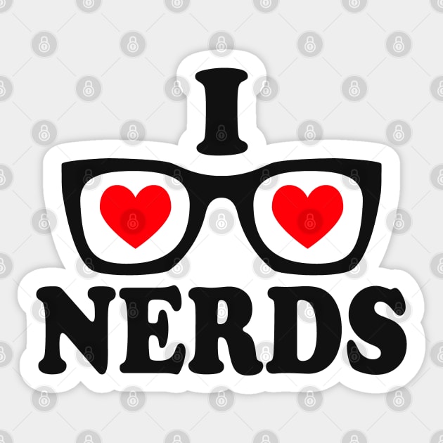 I Love Nerds Sticker by Etopix
